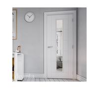 Deanta Seville White Primed Glazed 1 Lite Size:: 1981 x 838 (33") Seville White Primed Glazed 1 Lite Door