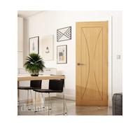 Deanta Sorrento Prefinished Oak door Deanta doors: 1981 x 838 (33&quo Sorrento Prefinished Oak Door