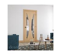 Deanta Sorrento Prefinished Oak Glazed Door Deanta doors: 1981 x 610 ( Sorrento Prefinished Oak 2 Lite Glazed Door