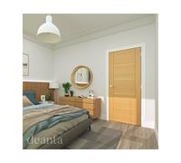 Deanta Valencia Prefinished Oak Door Size:: 1981 x 762 (30") x 35 Valencia Prefinished Oak Door
