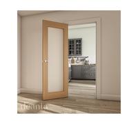 Deanta Walden Unfinished Oak 1 Lite Obscure Glazed Deanta doors: 1981 Walden Unfinished Oak 1 Lite Obscure Glazed
