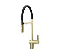 Deante Magnetic 3 Way Filtered Water Tap With Pull Out Hose - Brushed Gold
