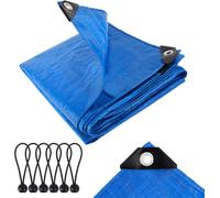 Deao Toys 3M X 3M Tarpaulin Multi-Purpose Waterproof, Uv Resistant Ground Sheet Cover Made Of 90G/square Metre Tarpaulin
