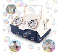 Deao Toys Automatic Electric Bubble Machine For Children 16 Bubble Holes Portable Bubble Machine 2000+ Bubbles/min