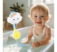 Deao Toys Baby Shower Bath Toy Set- Cloud Sprinkler Faucet With Foldable Bathtub Shower Head-Fun Bath Sprays & Tubs For Toddlers