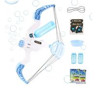 deAO Toys Bow and Arrow Bubble Maker Water Gun Summer Outdoor Toys - blue - buble & water machine