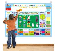 Deao Toys Busy Board, Hang Up Educational Busy Board For Kids, Educational Toy, Numeracy And Literacy Development Toy For Girls And Boys
