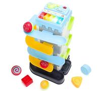 Deao Toys Childrens Educational Toys 4 In 1 Ball Tower Toy