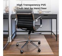 Deao Toys Clear Chair Mat For Hard Floors, 90X120Cm (3'x4'), Rectangular, High Impact Strength, Non-Slip, Non-Recycling Material