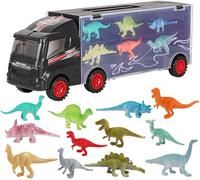 deAO Toys Dinosaur Transporter Truck Carrycase - 3+ - black