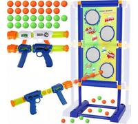 Deao Toys Electric Moving Target Game With 30 Foam Balls And Scoring Practice Toy