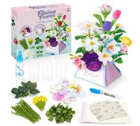 deAO Toys Fabulous Flowers DIY Flower Bouquet Kit for Kids - 3+ - multi