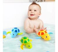 Deao Toys Floating Wind-Up Sea Turtle Bath Toys For Toddlers-Interactive Swimming Turtles For Bathtub Fun, Perfect Water Toys, And Party Fav
