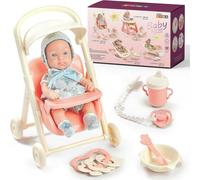 deAO Toys 'My First Baby Doll'' Baby Doll Set with Accessories - 3+