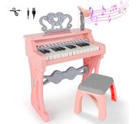 Deao Toys Piano Toy 25 Keys Music Toy Instruments With Microphone Piano Keyboard Toy
