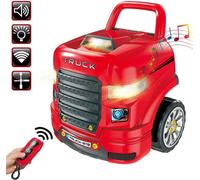 Deao Toys Pretend Play Realistic Mechanic Take Apart Building Toy Truck With Remote Control Key With Sound And Light Functions