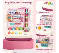 deAO Toys Rolling Track Ball Puzzle Game - Interactive Educational Toy with Multiple Play Modes - pink