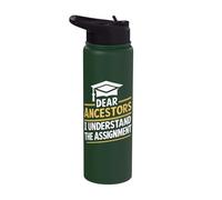 Dear Ancestors I Understand The Assignment Stainless Steel Insulated Water Bottle