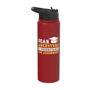 Dear Ancestors I Understand The Assignment Stainless Steel Insulated Water Bottle