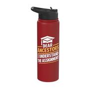 Dear Ancestors I Understand The Assignment Stainless Steel Insulated Water Bottle