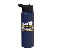 Dear Ancestors I Understand The Assignment Stainless Steel Insulated Water Bottle