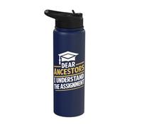 Dear Ancestors I Understand The Assignment Stainless Steel Insulated Water Bottle