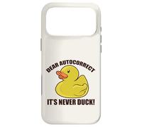 DEAR AUTOCORRECT, IT'S NEVER DUCK! Funny Texting Fuck Meme Case for iPhone 17 Pro Max