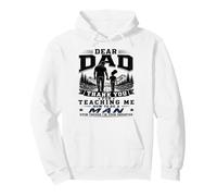 Dear Dad Thank You Teaching Me To Be A Man Funny Daughter Pullover Hoodie