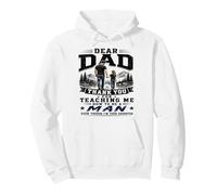 Dear Dad Thank You Teaching Me To Be A Man Funny Daughter Pullover Hoodie