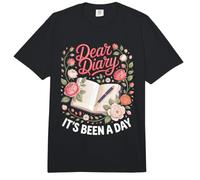 Dear Diary It's Been a Day Journaling Writing Comfort Colors Adult Heavyweight T-Shirt