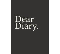 Dear Diary. (Soft Black Edition): An Aesthetic Activity & Journaling Book for Teen Girls