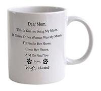 Dear Dog Dad Mum Daddy Mummy Funny Poem Personalised Photo Custom Tea Coffee Mug Fathers