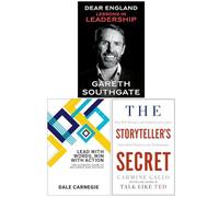 Dear England Lessons in Leadership, Lead With Words Win With Action & The Storyteller's Secret 3 Books Collection Set