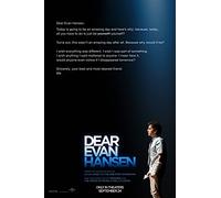 Dear Evan Hansen (2021) Movie Poster Framed or Unframed Glossy Poster (A2-420 × 594 mm Unframed)
