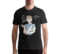 Dear Evan Hansen Men's Unique Graphic T-Shirt Tops Size M Black