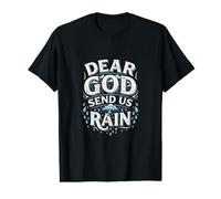 Dear Father, Shower Us with Rain Vintage-influenced Prayer Value Graphic T-Shirt