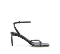 Dear Frances Criss leather heeled sandals - Black 37-37.5-38