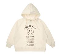 Dear Friend Organic Cotton Hoodie Ecru 2 years
