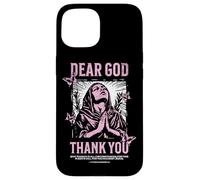 Dear God Thank You Religious Christian Pray Faith Jesus Case for iPhone 15