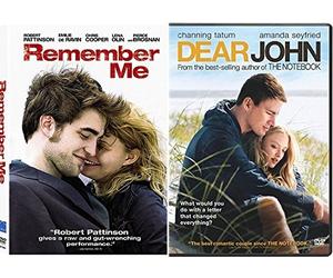 Dear John + Remember Me Romance Movies DVD Set Rachel McAdams Double Feature Love Twice as Much