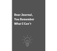 Dear Journal: You remember what I can't