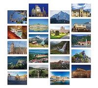 Dear Mapper Austria Vintage Landscape Postcards Pack 20pc/Set Postcards From Around The World Greeting Cards for Business World Travel Postcard for Mailing Decor Gift