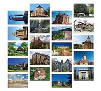 Dear Mapper Romania Vintage Landscape Postcards Pack 20pc/Set Postcards from Around the World Greeting Cards for Business World Travel Postcard for Mailing Decor Gift