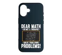 Dear Math Im Not A Therapist Solve Problems Math Teacher Case for iPhone 16