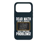 Dear Math Im Not A Therapist Solve Problems Math Teacher Case for iPhone 17 Pro Max