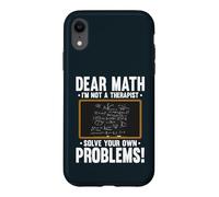 Dear Math Im Not A Therapist Solve Problems Math Teacher Case for iPhone XR