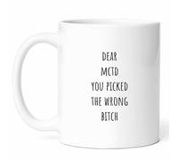 Dear Mctd Mug - Special Message Coffee Cup - Friend Funny Gift from - Heartwarming Tea Mugs - Caring11Oz Drinking Cups for Birthday, Him, Her, Christmas, Friendship Celebration, Support