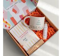Dear Me Motivation Gift Set - Affirmation Cards, Handmade Ceramic Mug & Bath Salt - Mindfulness Gift - Self-Care Set for Women - Focus & Productivity Kit for Mental Clarity & Emotional Wellness