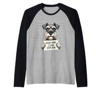 Dear Mom, I Can Explain - Schnauzer Lover Schnauzer Owner Raglan Baseball Tee