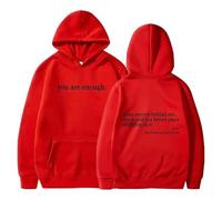 Dear Person Behind Me Hoodie Sweatshirt, You Are Enough Hoodie Sweatshirt, to the Dearperson Behind Me (Red,M)